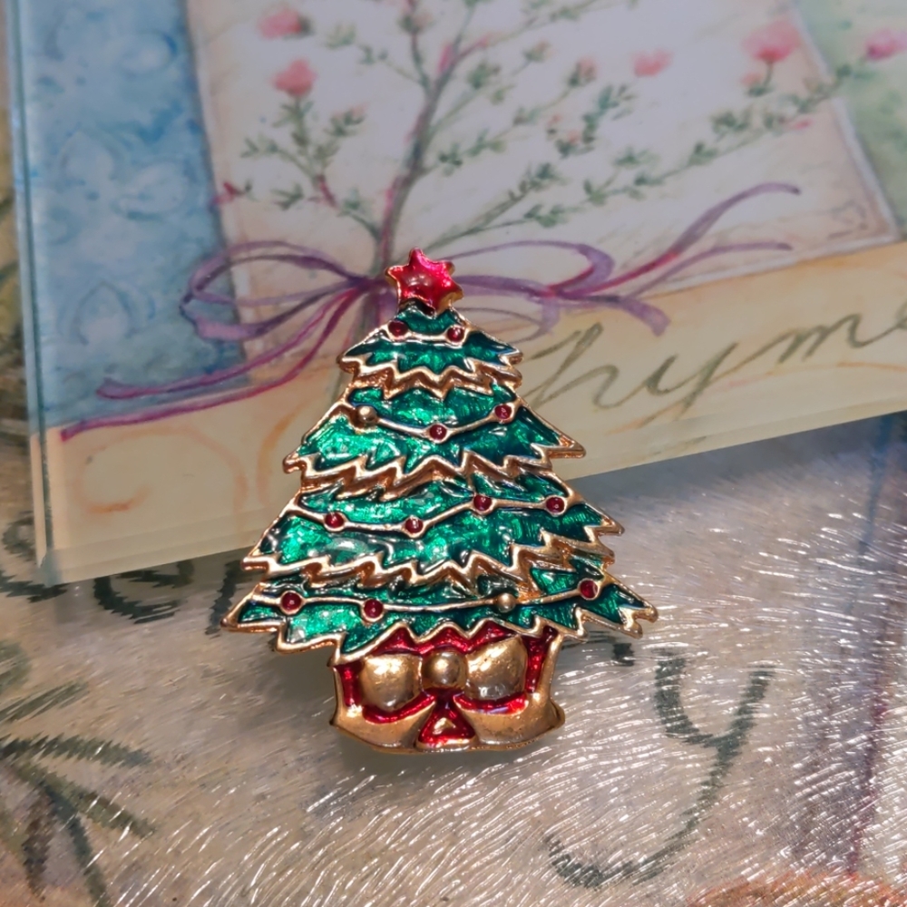 Christmas Tree Brooch